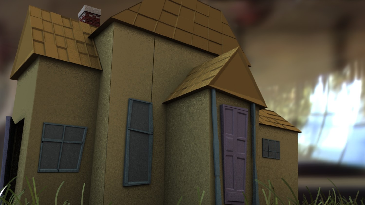 Snow Globe, extreme closeup